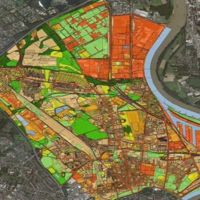 GIS-Analyse zur grünen Infrastruktur von Städten